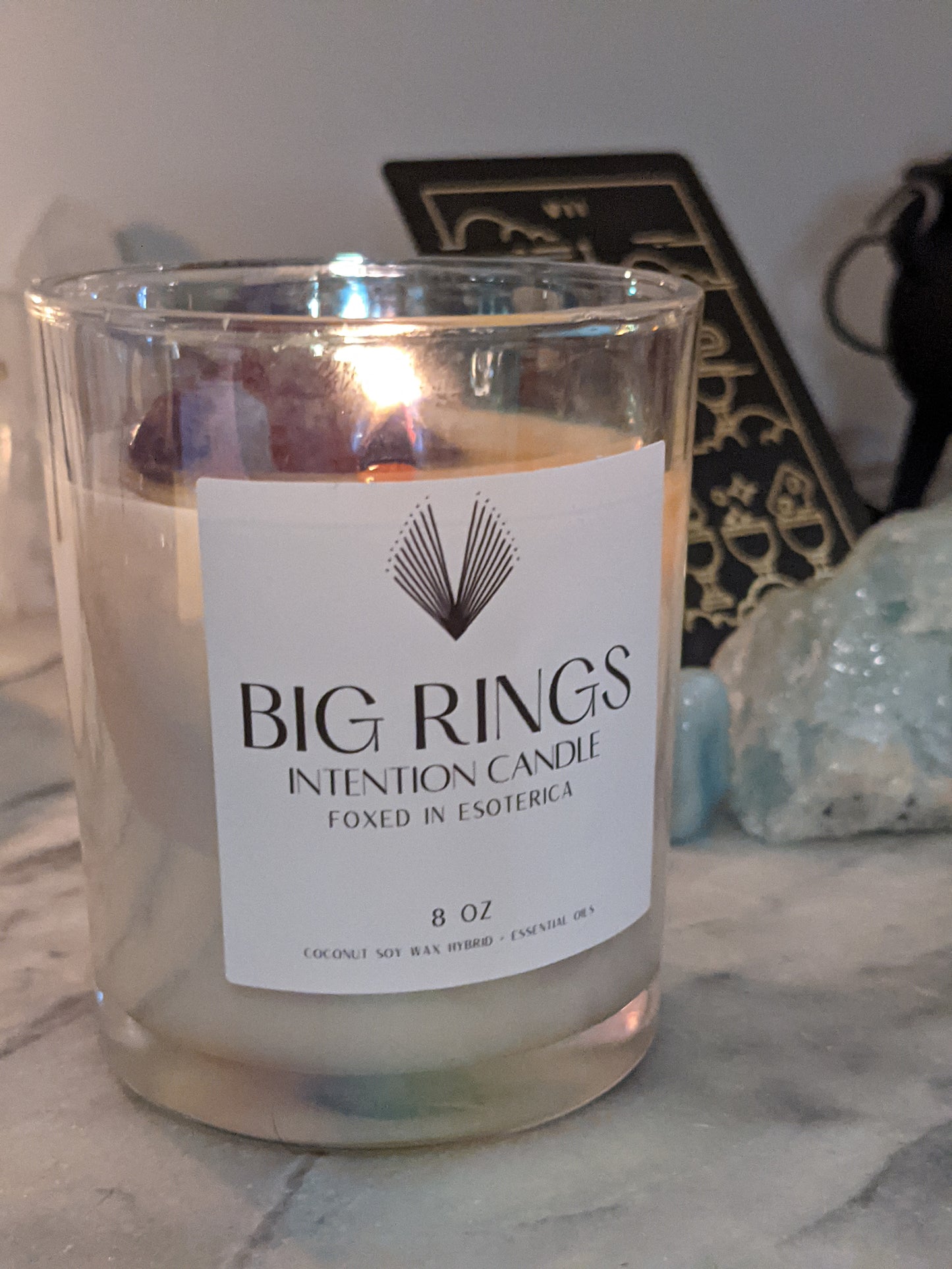 BIG RINGS Intention Candle | Boss Up Mindset