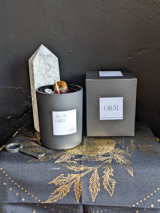 MON DIEU Intention Candle | Cycle Release, Ascention, Transformation