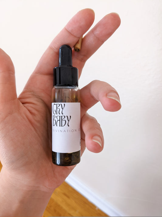 CRYBABY Divination Oil | Leadership, Inner Strength, Self Acceptance